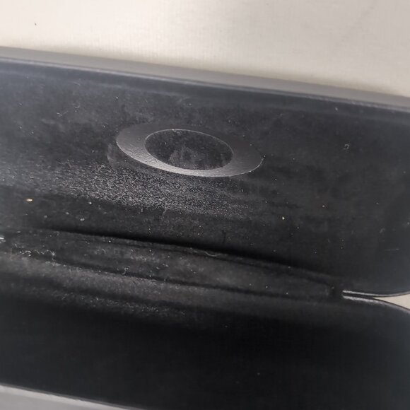 Oakley Black Glasses Sunglasses Case ONLY HDO Faux Leather Hardshell Bag Cloth - Picture 3 of 16